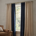 Kensington Velvet & Sheer Double Layer Drape